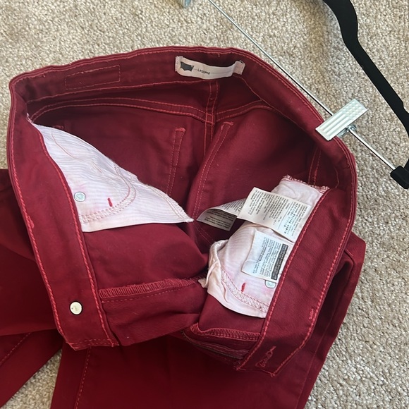 Levi’s - Red Legging Jeans - Women’s 6 - Picture 3 of 8